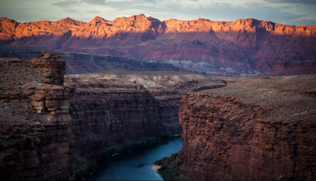 Le Colorado à la sortie du Grand Canyon (©F. Vogel)